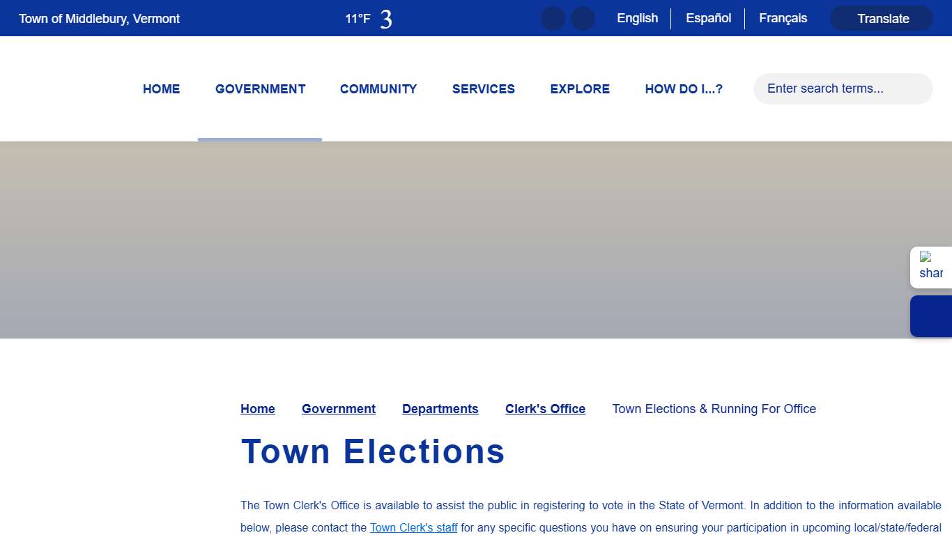 Town Elections